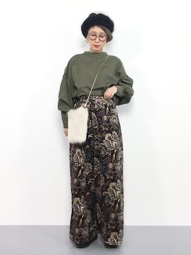 ひいこさん（レディース・154cm）の秋コーディネート