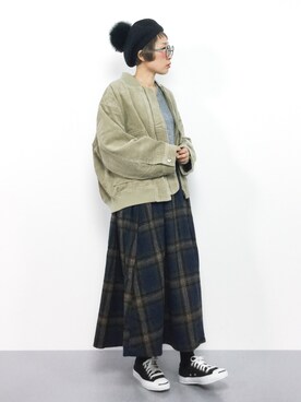 ひいこさん（レディース・154cm）の秋コーディネート