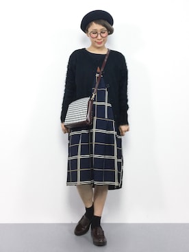 ひいこさん（レディース・154cm）の秋コーディネート