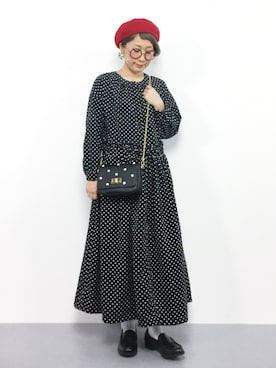 ひいこさん（レディース・154cm）の秋コーディネート