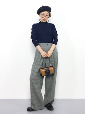 ひいこさん（レディース・154cm）の秋コーディネート