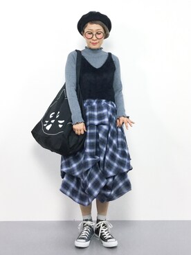 ひいこさん（レディース・154cm）の秋コーディネート
