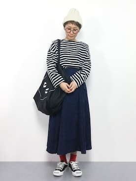 ひいこさん（レディース・154cm）の秋コーディネート