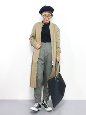 ひいこさん（レディース・154cm）の秋コーディネート