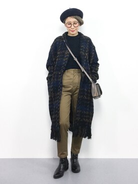 ひいこさん（レディース・154cm）の秋コーディネート