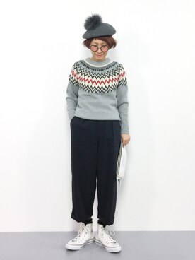 ひいこさん（レディース・154cm）の秋コーディネート