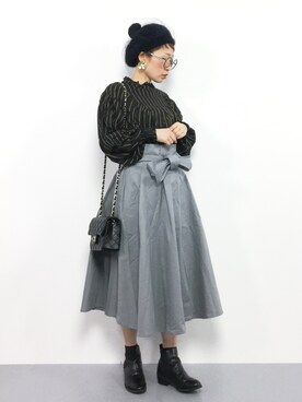 ひいこさん（レディース・154cm）の秋コーディネート