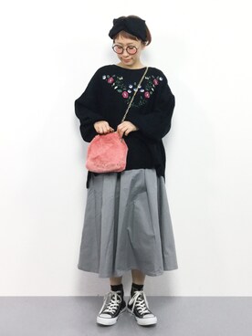 ひいこさん（レディース・154cm）の秋コーディネート