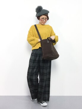 ひいこさん（レディース・154cm）の秋コーディネート