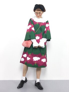 ひいこさん（レディース・154cm）の秋コーディネート