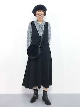 ひいこさん（レディース・154cm）の秋コーディネート