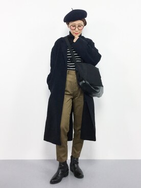 「BAYFLOW（ベイフロー）のアイテム（その他アウター）」を使った、ひいこさん（レディース・154cm）の秋コーディネート
