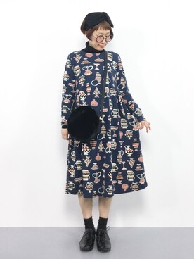 ひいこさん（レディース・154cm）の秋コーディネート