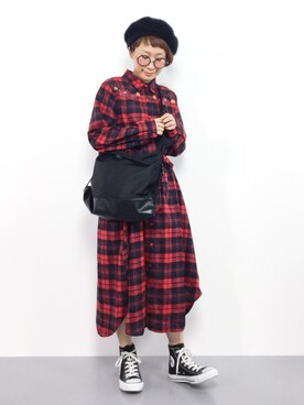 ひいこさん（レディース・154cm）の秋コーディネート