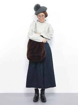 ひいこさん（レディース・154cm）の秋コーディネート