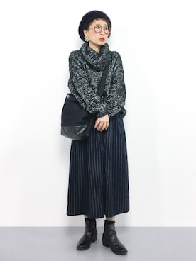 ひいこさん（レディース・154cm）の秋コーディネート