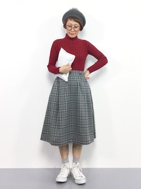 ひいこさん（レディース・154cm）の秋コーディネート