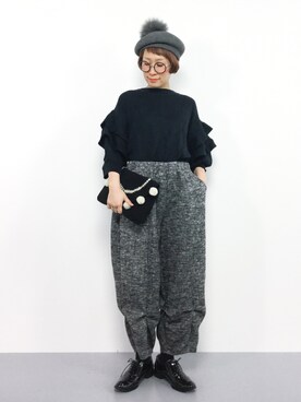 ひいこさん（レディース・154cm）の秋コーディネート