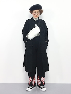 ひいこさん（レディース・154cm）の秋コーディネート