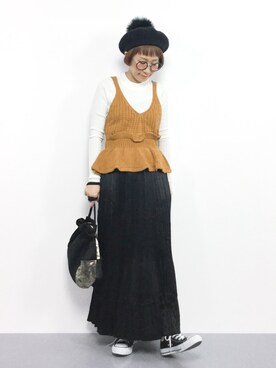 ひいこさん（レディース・154cm）の秋コーディネート