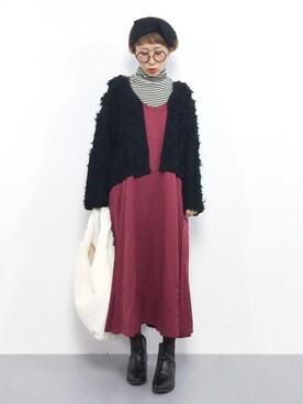 ひいこさん（レディース・154cm）の秋コーディネート