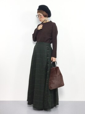 ひいこさん（レディース・154cm）の秋コーディネート