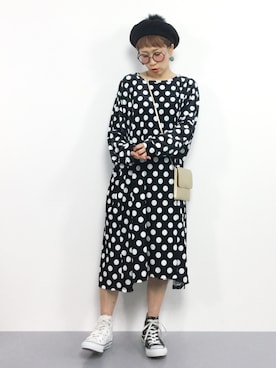 ひいこさん（レディース・154cm）の秋コーディネート