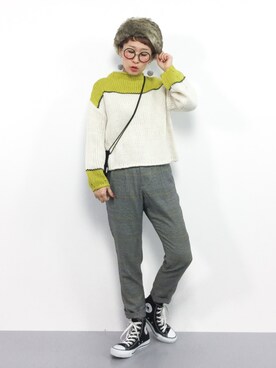 ひいこさん（レディース・154cm）の秋コーディネート