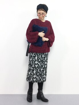 ひいこさん（レディース・154cm）の秋コーディネート