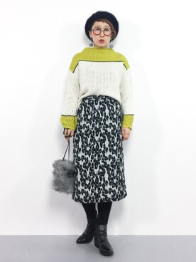 ひいこさん（レディース・154cm）の秋コーディネート