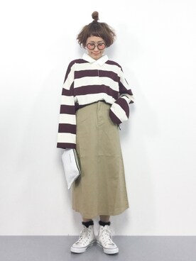 ひいこさん（レディース・154cm）の秋コーディネート