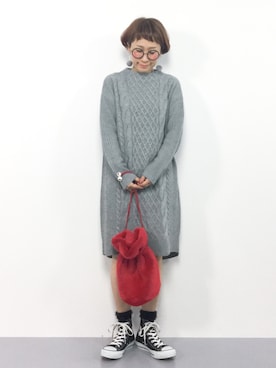 ひいこさん（レディース・154cm）の秋コーディネート