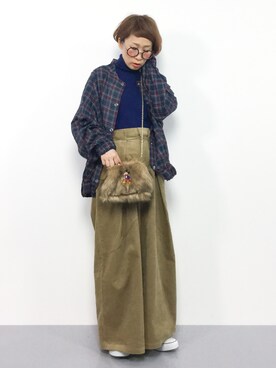 ひいこさん（レディース・154cm）の秋コーディネート