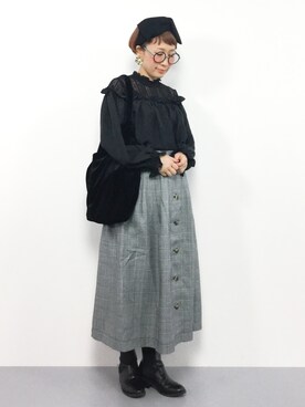 ひいこさん（レディース・154cm）の秋コーディネート