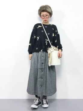 ひいこさん（レディース・154cm）の秋コーディネート