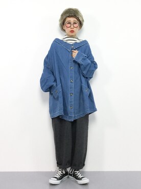 ひいこさん（レディース・154cm）の秋コーディネート