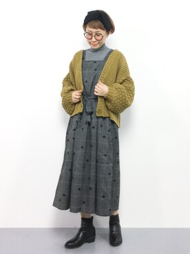 ひいこさん（レディース・154cm）の秋コーディネート