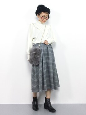 ひいこさん（レディース・154cm）の秋コーディネート