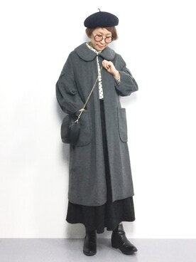 ひいこさん（レディース・154cm）の秋コーディネート