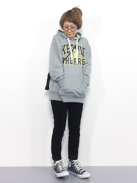 ひいこさん（レディース・154cm）の秋コーディネート