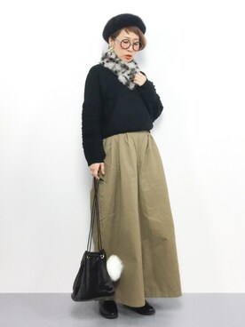 ひいこさん（レディース・154cm）の秋コーディネート