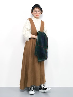 ひいこさん（レディース・154cm）の秋コーディネート