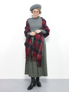 ひいこさん（レディース・154cm）の秋コーディネート