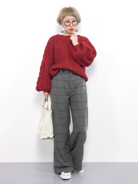 ひいこさん（レディース・154cm）の秋コーディネート