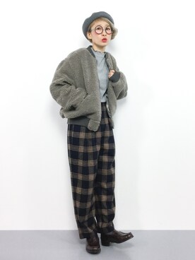 ひいこさん（レディース・154cm）の秋コーディネート