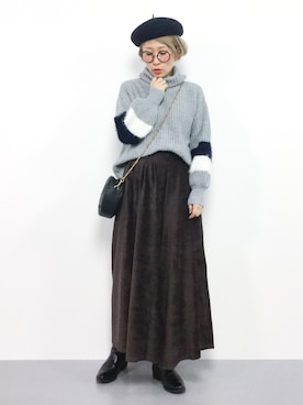 ひいこさん（レディース・154cm）の秋コーディネート