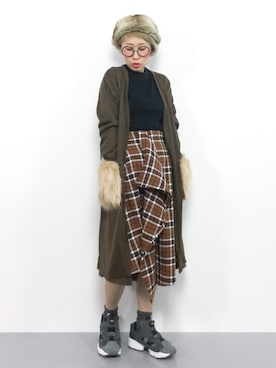 ひいこさん（レディース・154cm）の秋コーディネート