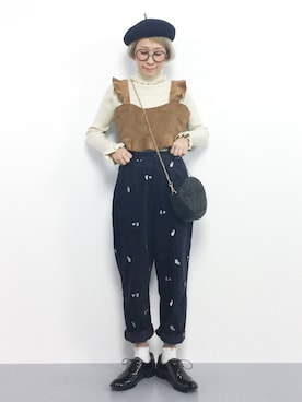 ひいこさん（レディース・154cm）の秋コーディネート