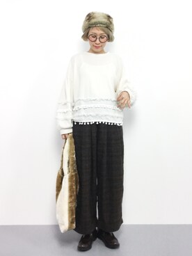 ひいこさん（レディース・154cm）の秋コーディネート