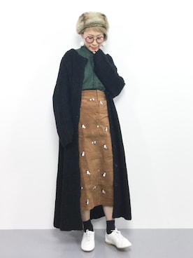 ひいこさん（レディース・154cm）の秋コーディネート